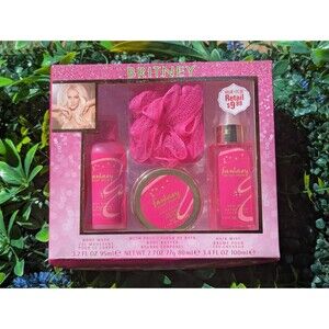 Britney Spears Original Fantasy Perfume Set Hair Body Mist Wash Butter Bath